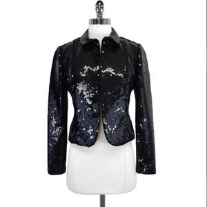 Giorgio Armani black sequin jacket